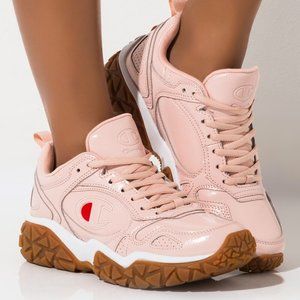 CHAMPION VTX PINK PATENT SNEAKER SIZE 8